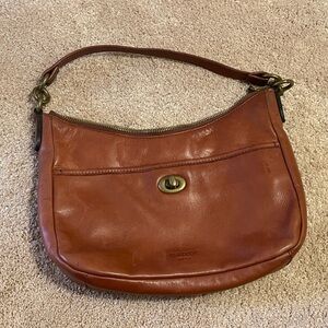 Margot Brown Leather Shoulder Bag